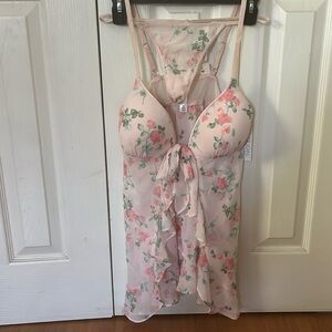 Pink rose lingerie set
